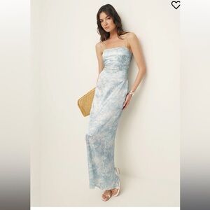 Reformation - Frankie Silk Dress